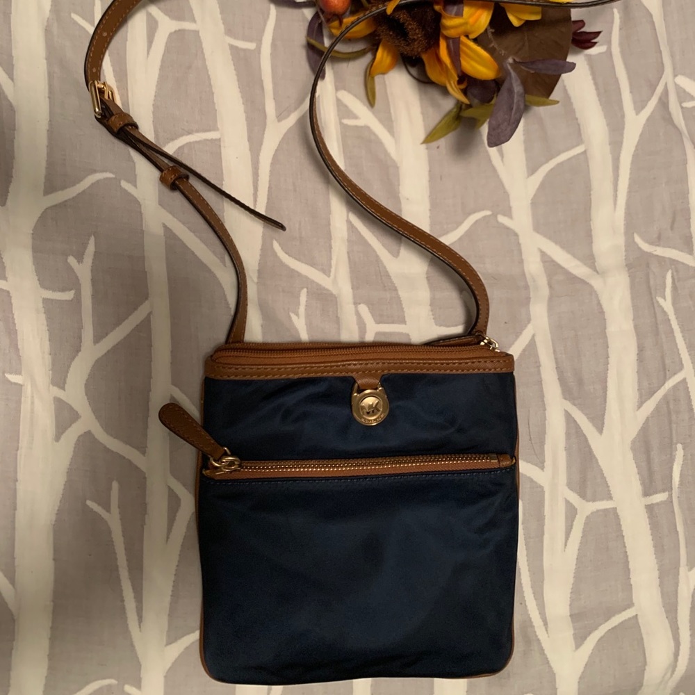 Michael Kors navy shoulder bag